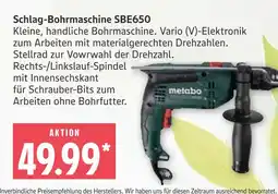 Marktkauf Metabo schlag-bohrmaschine sbe650 Angebot