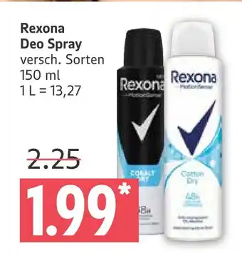 Marktkauf Rexona deo spray Angebot