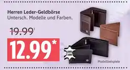 Marktkauf Herren leder-geldbörse Angebot