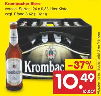 Netto Marken-Discount Krombacher biere Angebot