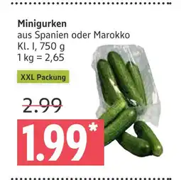 Marktkauf Minigurken Angebot