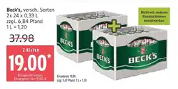 Marktkauf Beck's beck's Angebot