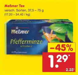 Netto Marken-Discount Meßmer tee Angebot