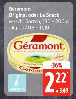 Edeka Géramont original oder le snack Angebot