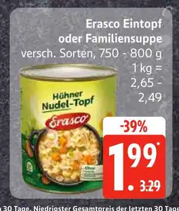 Edeka Erasco eintopf oder familiensuppe Angebot