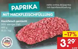 Netto Marken-Discount Hackfleisch gemischt Angebot