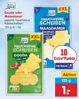 Netto Marken-Discount Gutes land gouda oder maasdammer Angebot