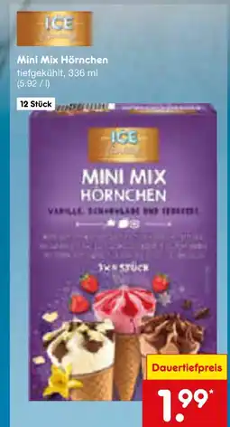 Netto Marken-Discount Ice mini mix hörnchen Angebot