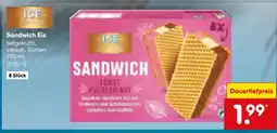 Netto Marken-Discount Ice sandwich eis Angebot