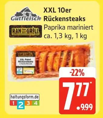 Edeka Gutfleisch xxl 10er rückensteaks Angebot