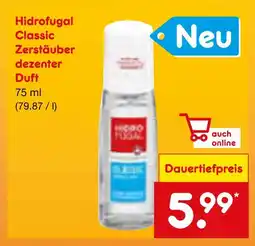 Netto Marken-Discount Hidrofugal classic zerstäuber dezenter duft Angebot