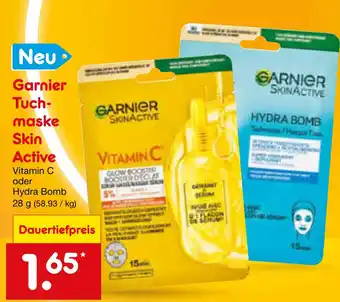 Netto Marken-Discount Garnier tuchmaske skin active Angebot