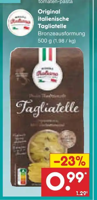 Netto Marken-Discount Original italienische tagliatelle Angebot