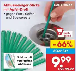 Netto Marken-Discount Easymaxx abflussreiniger-sticks mit apfel-duft Angebot