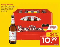 Netto Marken-Discount König pilsener könig pilsener Angebot