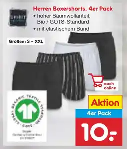 Netto Marken-Discount Herren boxershorts, 4er pack Angebot