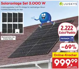 Netto Marken-Discount Juskys solaranlage set 3.000 w Angebot