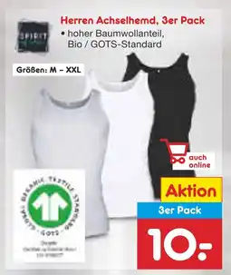 Netto Marken-Discount Spirit of nature herren achselhemd Angebot