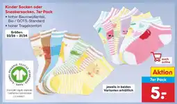 Netto Marken-Discount Kinder socken oder sneakersocken, 7er pack Angebot