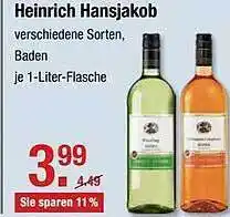 V Markt Heinrich Hansjakob 1L Angebot