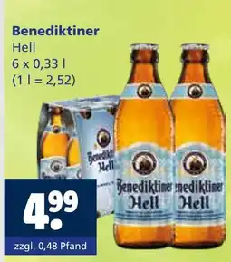 Getränkewelt Benediktiner hell Angebot