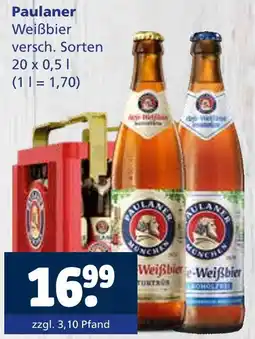 Getränkewelt Paulaner weißbier Angebot