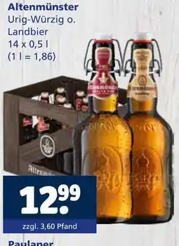 Getränkewelt Altenmünster urig-würzig o. landbier Angebot