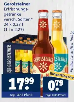 Getränkewelt Gerolsteiner einzelflasche Angebot