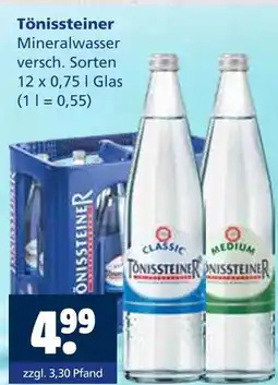 Getränkewelt Tönissteiner mineralwasser Angebot