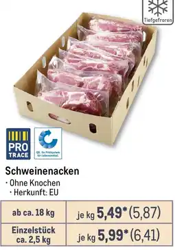 METRO Schweinenacken Angebot