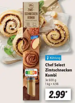 Lidl Chef Select Zimtschnecken Kombi Angebot