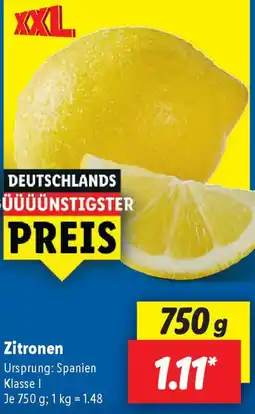 Lidl Zitronen Angebot