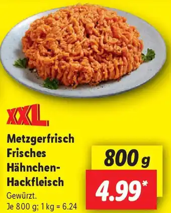 Lidl Metzgerfrisch Frisches Hähnchen Hackfleisch Angebot