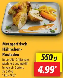 Lidl Metzgerfrisch Hähnchen Rouladen Angebot