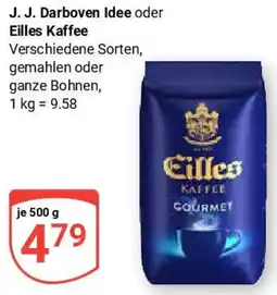 Globus J. J. Darboven Idee oder Eilles Kaffee Angebot