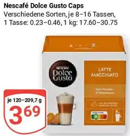 Globus Nescafé Dolce Gusto Caps Angebot