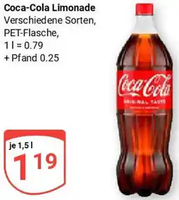 Globus Coca-Cola Limonade Angebot