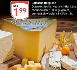 Globus Goldsenn Bergkäse Angebot