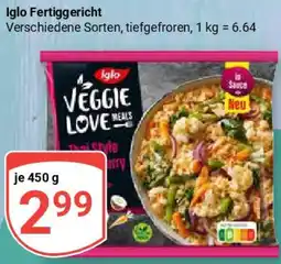 Globus Iglo Fertiggericht Angebot