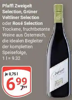 Globus Pfaffl Zweigelt Selection, Grüner Veltliner Selection oder Rosé Selection Angebot