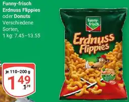 Globus Funny-frisch Erdnuss Flippies oder Donuts Angebot