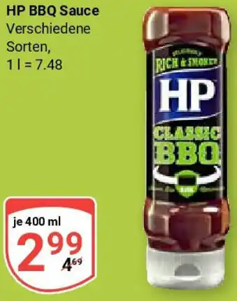 Globus HP BBQ Sauce Angebot
