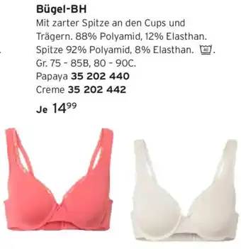 Tchibo Bügel-BH Angebot