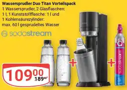 Globus Sodastream Wassersprudler Duo Titan Vorteilspack Angebot