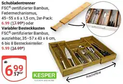 Globus KESPER Schubladentrenner Angebot