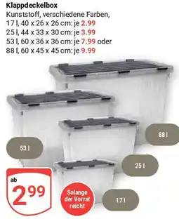 Globus Klappdeckelbox Angebot