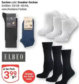 Globus ELBEO Socken oder Sneaker-Socken Angebot