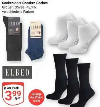 Globus ELBEO Socken oder Sneaker-Socken Angebot