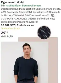 Tchibo Pyjama mit Modal Angebot