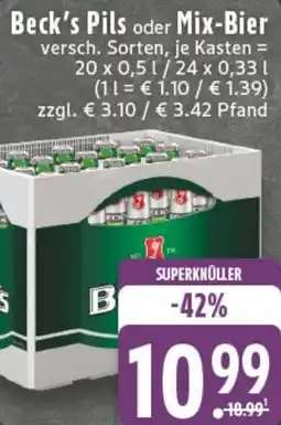 Kaufland Beck's Pils oder Mix-Bier Angebot